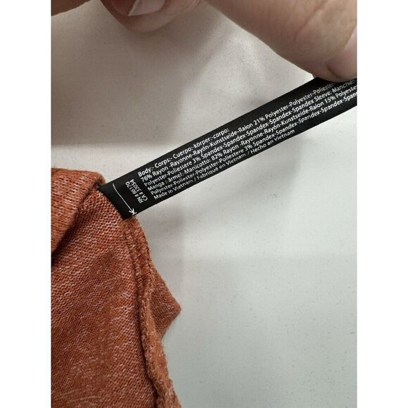 Out From Under UO Top Women Medium Dark Orange Dolman Sleeve Granolagirl Boho - Picture 6 of 9